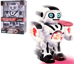 [J21076] ROBOTS JUEGUETE CON MOVIMIENTO Y SONIDO LANZA DISCO DITOYS (J21076)