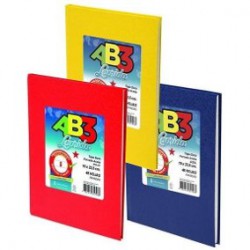 CUADERNO AB3 LAPRIDA TAPA DURA CUADRICULADO x 50HJS.   (L11733)