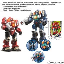 [J259030] ROBOT CON MOVIMIENTO A PILAS TURBOTRON (J259030)