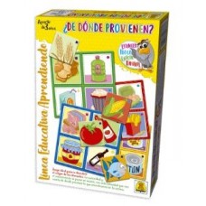 [J3333] JUEGO DE MESA &quot;DE DONDE PROVIENEN&quot; IMPLAS (J3333)