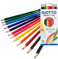 [L23827] LAPIZ COLOR GIOTTO 3.0 X12 COLORES (L23827)