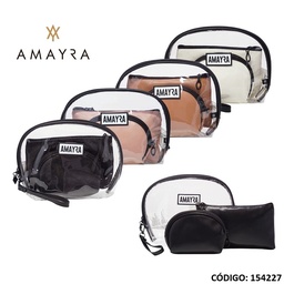 [R154227] PORTACOSMETICOS AMAYRA SET X3 UNIDADES (R154227)