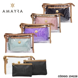 [R154228] PORTACOSMETICOS AMAYRA SET X3 UNIDADES (R154228)