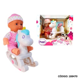 [J188470] POPPI BEBE CON CABALLITO (J188470)