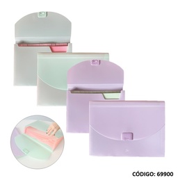 [L69900] CLASIFICADOR FW A4 PASTEL 13 DIVISIONES (L69900)