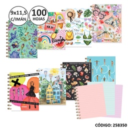 [L258350] LIBRETA FANTASIA NORPAC 9X11.5cm. X100hjs. (L258350)