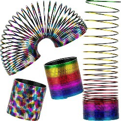 [J24903] RESORTE ARCO IRIS TORNASOLADO JUEGO (J24903)