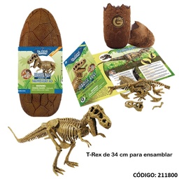 [J211800] JURASSIC EGGS HUEVO CON ESQUELETO TIRANOSAURIO (J211800)