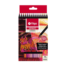 [L36410] LAPIZ COLOR FILGO SUPERSOFT X15 COLORE CALIDOS (L36410)