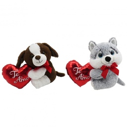 [G42031] PERRO CON CORAZON 25CM. (G42031)