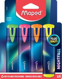 [L151039] RESALTADOR MAPED NEON NIGHTFALL TEENS X4 COLORES (L151039)