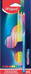 [L151968] LAPICES DE COLOR MAPED NIGHTFALL TEENS 2.9mm. X12 LARGOS (L151968)