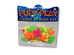 [L323250] GOMA EVA PLAY LETRAS FLUO (L323250)