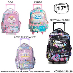 [L2701200] MOCHILA CARRO 17&quot; CRISTAL (L2701200)