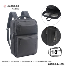 [L241204] MOCHILA PORTANOTEBOOK 18&quot;  LSD UNICROSS (L241204)