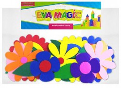[L15707] EVA APLIQUES FLORES X10 (L15707)