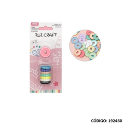 [L192460] DISCOS IBI CRAFT PARA CUADERNO HOJAS REMOVIBLES 24mm. (L192460)