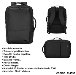 [L214590] MOCHILA PORTANOTEBOOK 18&quot; BIWO CATANIA  (L214590)