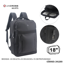 [L241203] MOCHILA PORTANOTEBOOK LSD 18&quot; UNICROSS (L241203)