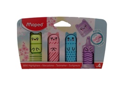 [L26325] RESALTADOR MAPED PASTEL MINI X4 COLORES (L26325)