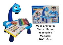 [J26835] MESA PROYECTOR DINO A PILA CON ACCESORIOS (J26835)