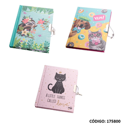 [L175800] DIARIO INTIMO 10.8X15CM. X70HJS. (L175800)