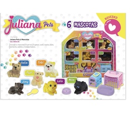 [J27897] JULIANA PETS 6 MASCOTAS (J27897)