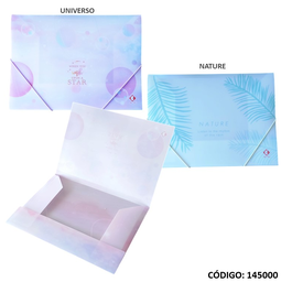 [L145000] CARPETA CON ELASTICO OFICIO THE PELL POLIPROPILENO FANTASIA (L145000)