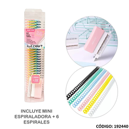 [L192440] KIT PARA ANILLAR IBI CRAFT PERFORADORA + ESPIRAL (L192440)