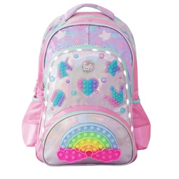 [L27942] MOCHILA 18&quot; FOOTY RAINBOW POP IT (L27942)