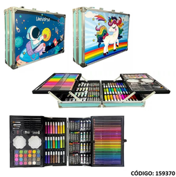 [L159370] SET DE ARTE KENDRA VALIJA 145 PIEZAS (L159370)