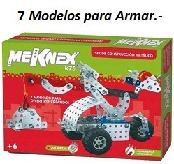 [J21507] JUGUETE MECA SET DE CONSTRUCCION METAL 201 PIEZAS MEKNEX (J21507)