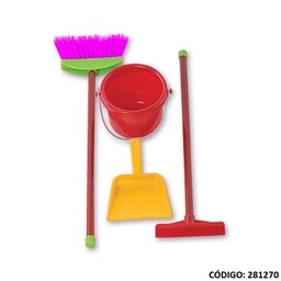 [J281270] SET DE LIMPIEZA DURAVIT JUEGUETE ESCOBA BALDE PALITA  (J281270)