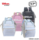 MOCHILA 17&quot; WILSON BOCA DE PEZ (L121220)