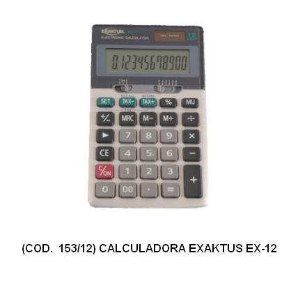 CALCULADORA EXAK.EX-12 (12d) (L153120)