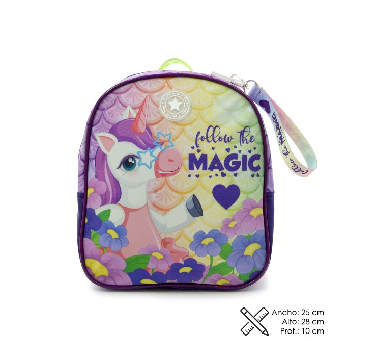 MOCHILA 12&quot; PHI-PHI JARDIN UNICORNIO (L350020)