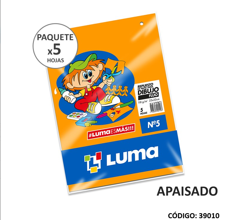 REPUESTO DIBUJO BRIGADIER APAISADO FLUO (L39010)LUMA
