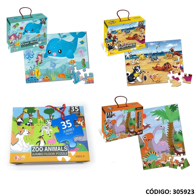 PUZZLE JUMBO 35 PIEZAS CRESKO (J305923)