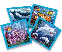PUZZLE DURAVIT 4 PIEZAS ACUARIO (J12890)