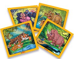 PUZZLE DURAVIT 4 PIEZAS ZOO (J5485)