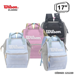 [L121220] MOCHILA 17&quot; WILSON BOCA DE PEZ (L121220)