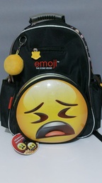 [L14530] MOCHILA  15&quot; CON  MASCARA EMOJI (L14530)
