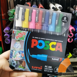 [L27670] MARCADOR UNI POSCA PC-3M X8u. (L27670)