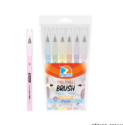 [L322110] FIBRA EZCO PINCEL X6 COLORES PASTEL (L322110)