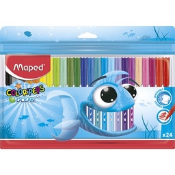 [L17598] FIBRA MAPED OCEAN x 24 COLORES (L17598)
