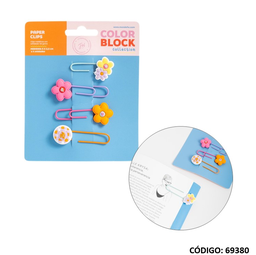 [L69380] CLIP F.W. SILICONA COLORBLOCK X4 (L69380)