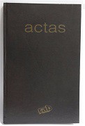 [L4677] LIBRO RAB TD ACTAS TAPA NEGRA (L4677)