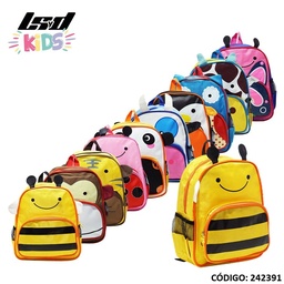 [L242391] MOCHILA 12&quot; JARDIN LSD ANIMALITOS (L242391)