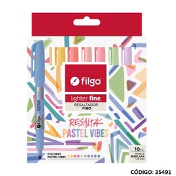 [L35491] RESALTADOR FILGO FINO PASTEL VIBES (L35491)