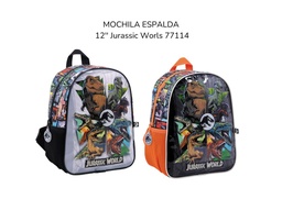 [L25455] MOCHILA 12&quot; WABRO JURASSIC WORLS (L25455)
